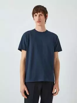 Хлопчатобумажная футболка с коротким рукавом regular fit с логотипом Kin, цвет Dark Sapphire