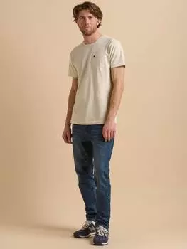 Хлопчатобумажная футболка с короткими рукавами и графическим рисунком boards обычного кроя Brakeburn, бежевый