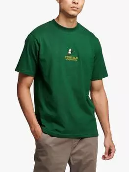 Хлопчатобумажная футболка с логотипом mallard обычного покроя с коротким рукавом Penfield, цвет Eden