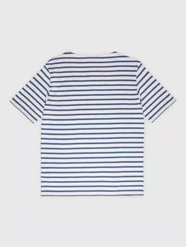 Хлопчатобумажная футболка в полоску с длинным рукавом обычного покроя Armor Lux, цвет Nature/Obscure