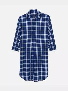 Хлопчатобумажная ночная рубашка British Boxers, цвет Chester Blue