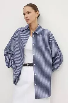 Хлопчатобумажная рубашка Alohas, синий