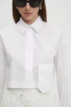 Хлопчатобумажная рубашка Answear Lab, белый