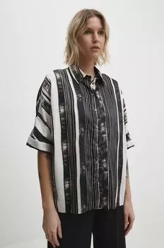 Хлопчатобумажная рубашка Answear Lab, бежевый