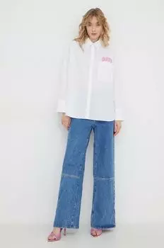 Хлопчатобумажная рубашка Hugo, белый