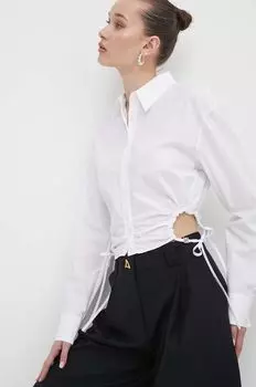 Хлопчатобумажная рубашка Hugo, белый