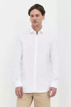 Хлопчатобумажная рубашка Hugo, белый