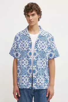 Хлопчатобумажная рубашка Les Deux, синий