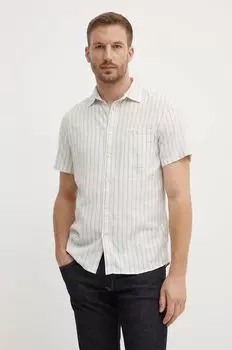 Хлопчатобумажная рубашка Pepe Jeans, бежевый