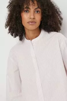 Хлопчатобумажная рубашка Tommy Hilfiger, розовый