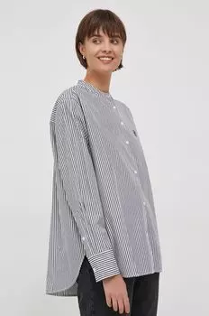 Хлопчатобумажная рубашка Tommy Hilfiger, серый