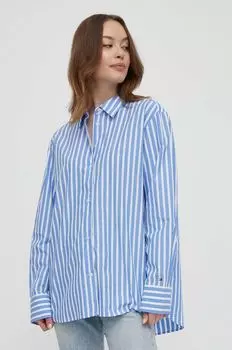 Хлопчатобумажная рубашка Tommy Hilfiger, синий