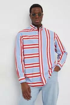 Хлопчатобумажная рубашка Tommy Hilfiger, синий