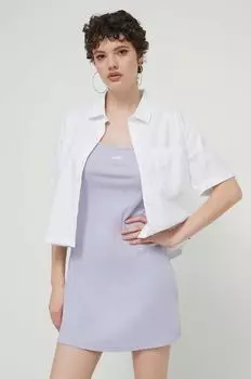 Хлопчатобумажная рубашка Vans, белый