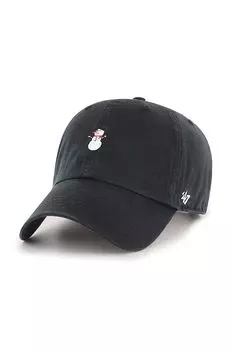 Хлопчатобумажная шапка 47 brand, черный