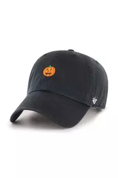 Хлопчатобумажная шапка 47brand, черный