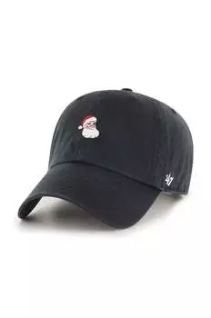 Хлопчатобумажная шапка 47brand, черный