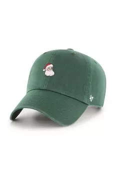 Хлопчатобумажная шапка 47brand, зеленый