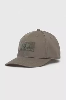 Хлопчатобумажная шапка Alpha Industries, зеленый