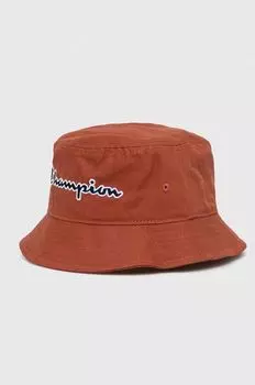 Хлопчатобумажная шапка Champion, коричневый