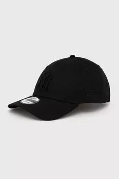 Хлопчатобумажная шапка New Era, черный