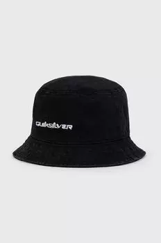 Хлопчатобумажная шапка Quiksilver, черный