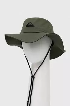 Хлопчатобумажная шапка Quiksilver, зеленый