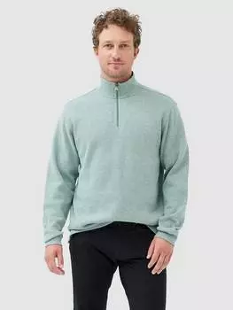 Хлопчатобумажная толстовка на молнии alton ave с четвертинкой шеи Rodd & Gunn, цвет Sage