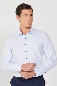 Хлопчатобумажную рубашку Ac&Co, белый