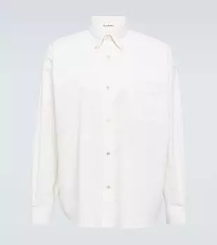 Хлопчатобумажную рубашку Acne Studios, белый