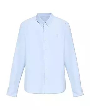 Хлопчатобумажную рубашку Ami Paris, синий