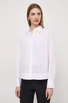 Хлопчатобумажную рубашку Armani Exchange, белый