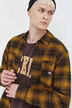Хлопчатобумажную рубашку Dickies, желтый