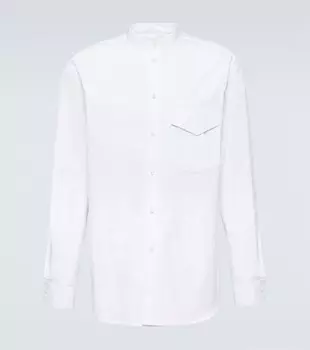 Хлопчатобумажную рубашку Jil Sander, белый