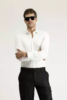 Хлопчатобумажную рубашку Kigili, белый