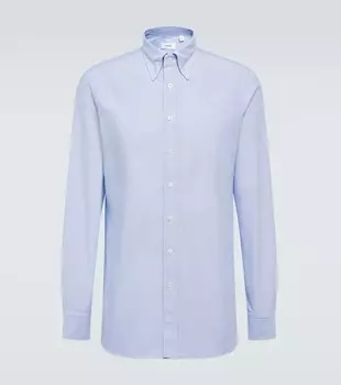 Хлопчатобумажную рубашку Lardini, синий