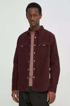 Хлопчатобумажную рубашку Levi's, фиолетовый
