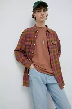 Хлопчатобумажную рубашку Levi's, мультиколор