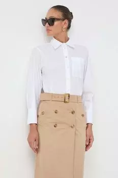 Хлопчатобумажную рубашку Marella, белый