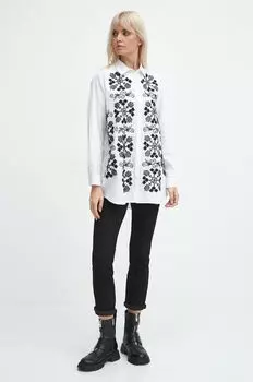 Хлопчатобумажную рубашку Medicine, белый