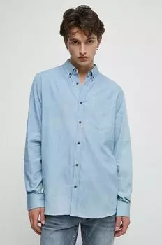 Хлопчатобумажную рубашку Medicine, синий