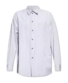 Хлопчатобумажную рубашку Off White, серый