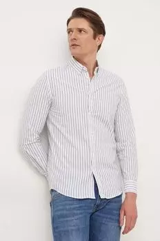 Хлопчатобумажную рубашку Pepe Jeans, белый