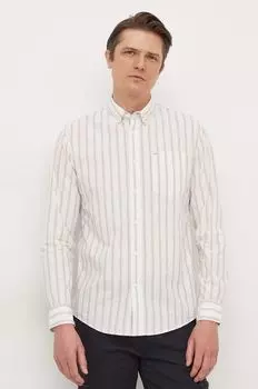 Хлопчатобумажную рубашку Pepe Jeans, белый