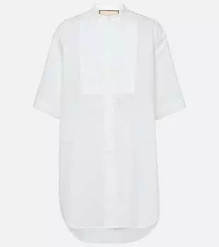 Хлопчатобумажную рубашку Plan C, белый