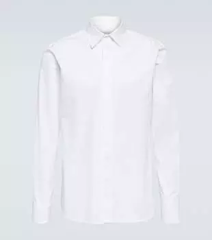 Хлопчатобумажную рубашку Valentino, белый