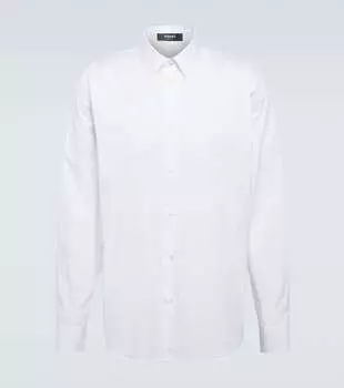 Хлопчатобумажную рубашку Versace, белый