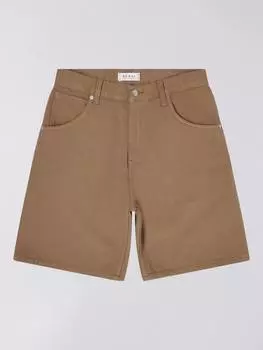 Хлопчатобумажные джинсовые шорты tyrell Edwin, цвет Shitake