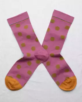 Хлопчатобумажные носки с принтом Bonne Maison, цвет Rosa