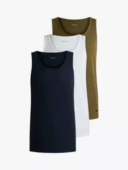 Хлопчатобумажные жилеты HUGO BOSS, разноцветный